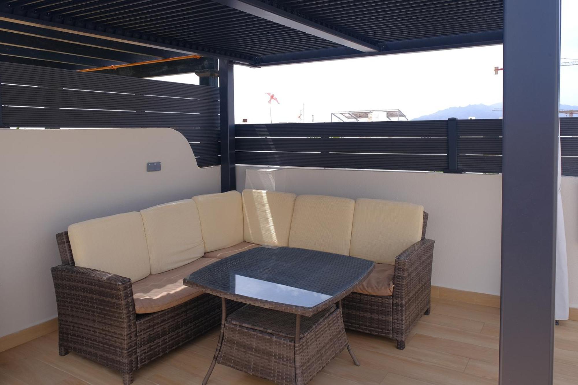 Appartamento Ático con piscina privada a 150m de la playa Vera Esterno foto