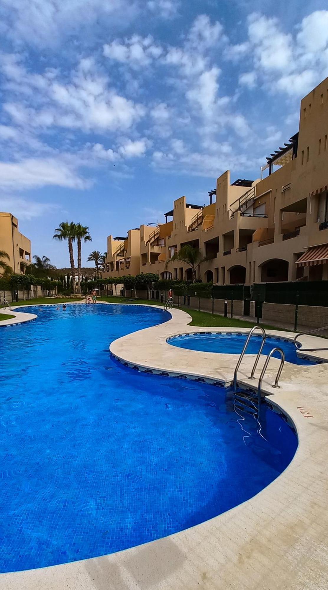 Appartamento Ático con piscina privada a 150m de la playa Vera Esterno foto